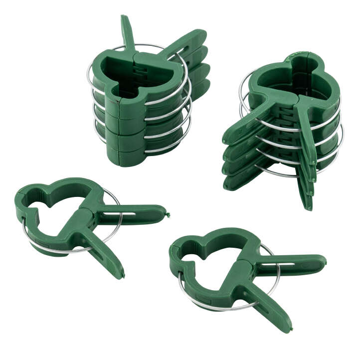 Modo Garten-Clips Mit Ring – 30 Stück Pflanzenstützen Zum Fixieren Von Tomaten, Gurken & Co.